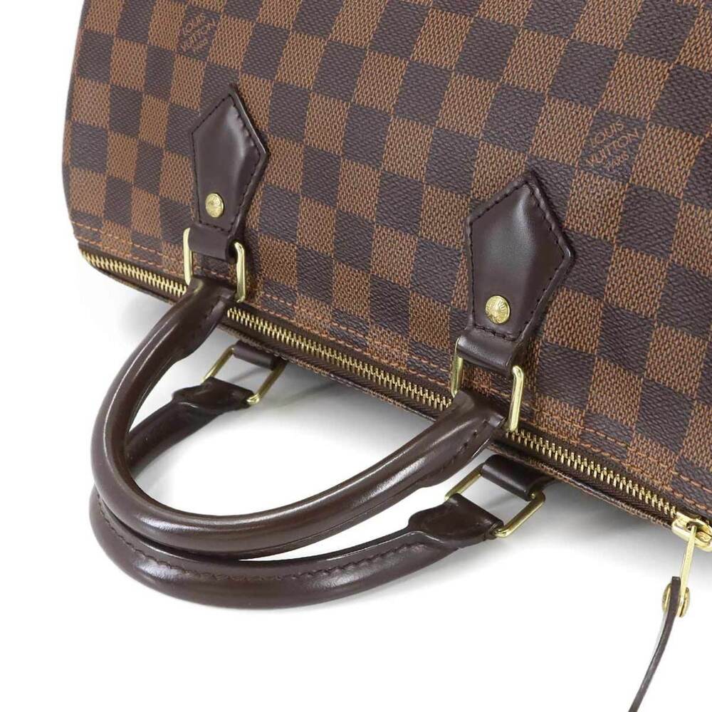 LOUIS VUITTON Authentic Brown Damier Speedy 30 Boston Bag - Picture 5 of 9